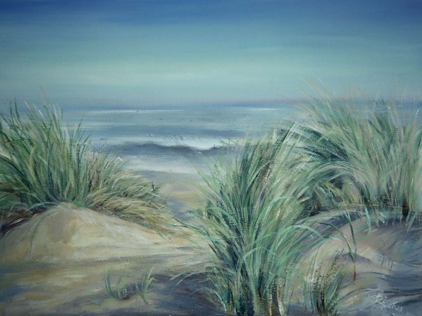 "Towards the sea"
