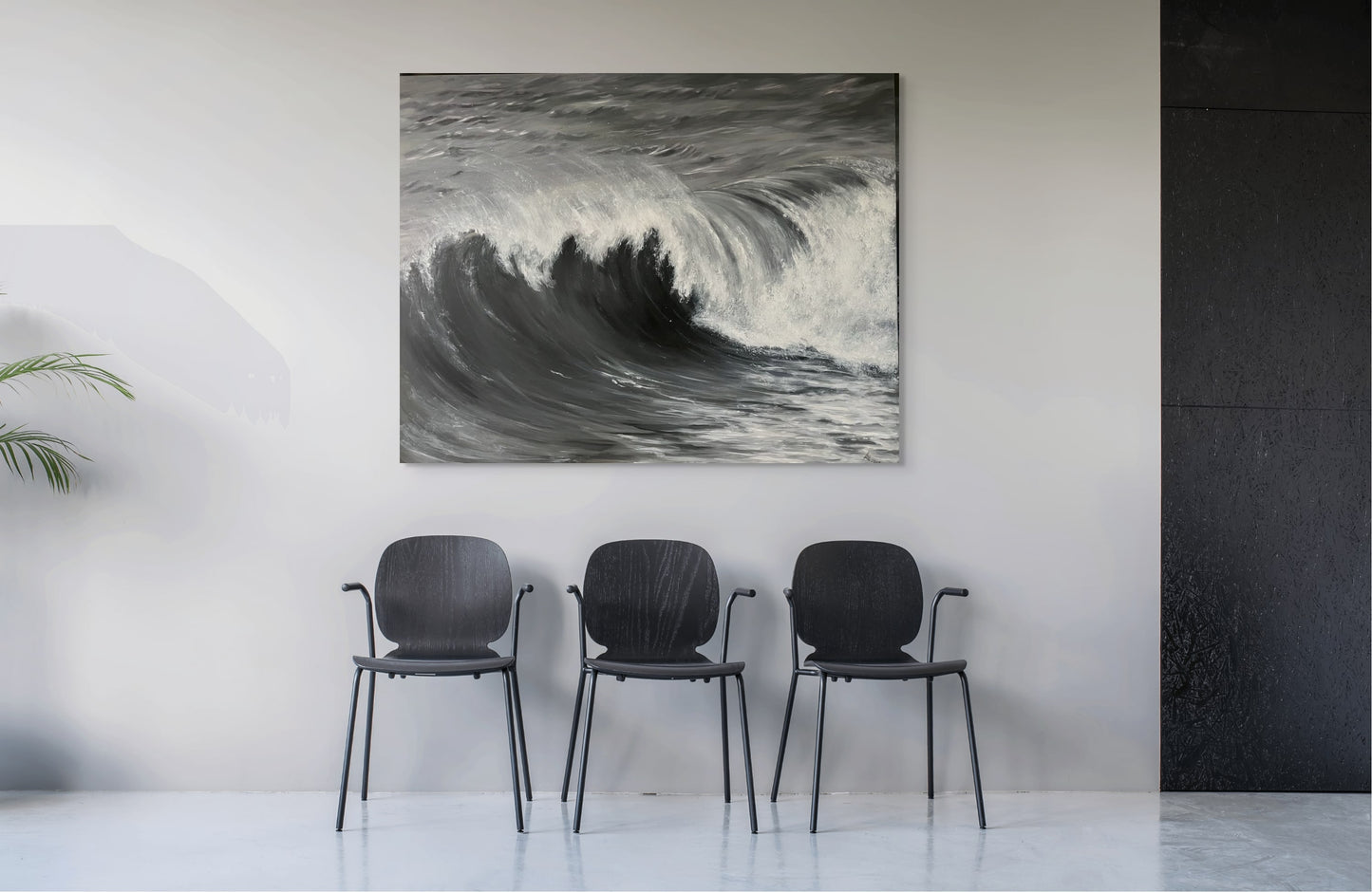 ,,Grėsmingai šėlstanti vandenyno banga 1 '‘/ ,, Menacingly Surging Ocean Wave 1"