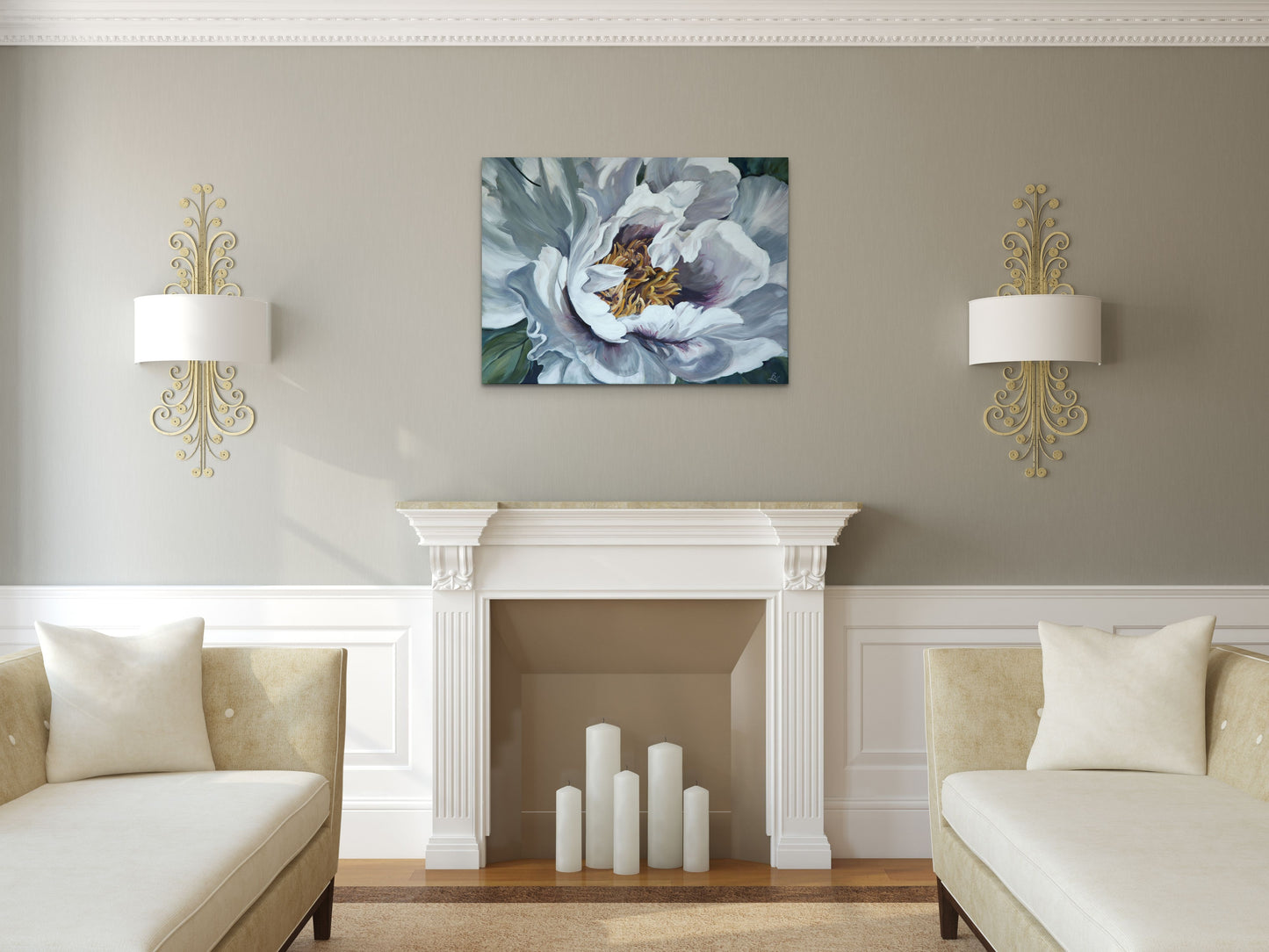 ,,Woody peony blooming I''/ ,,Woody peony blooming I''