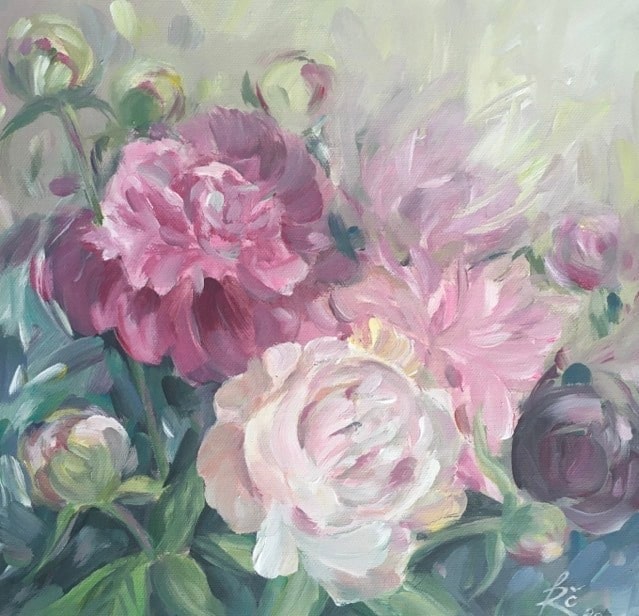 "Peony bouquet"