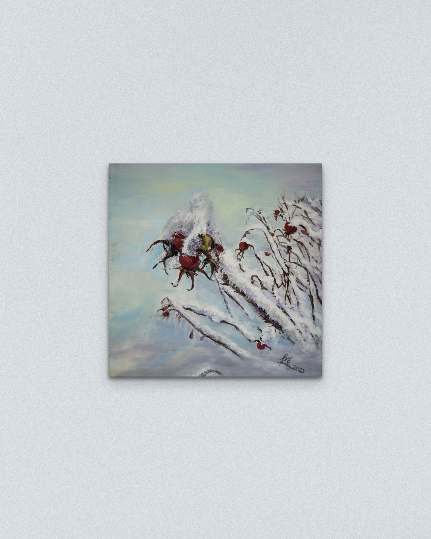 "Thistle in winter"