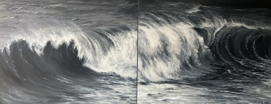 "Menacingly Surging Ocean Wave 1 & 2"
