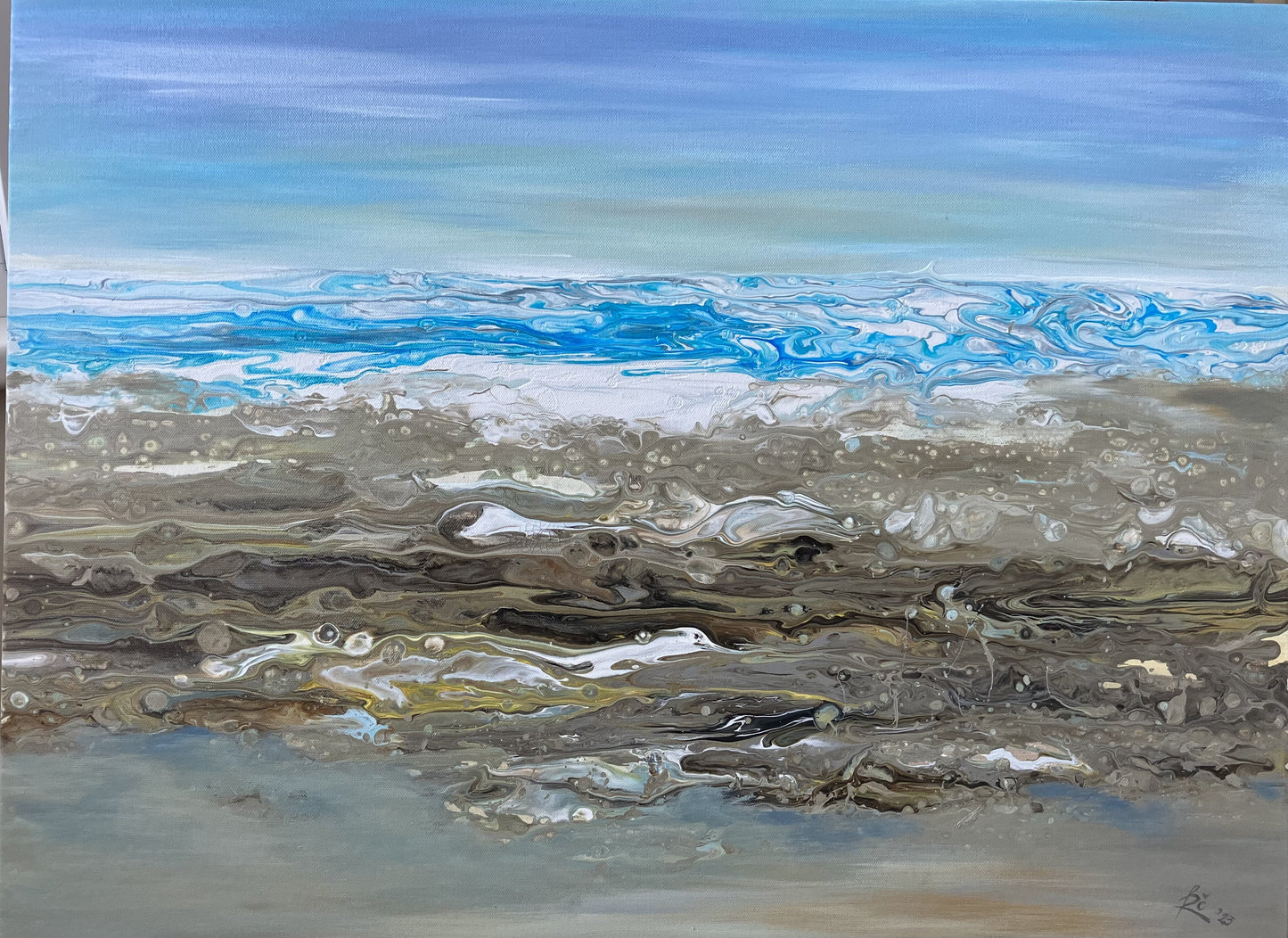 "The shore"