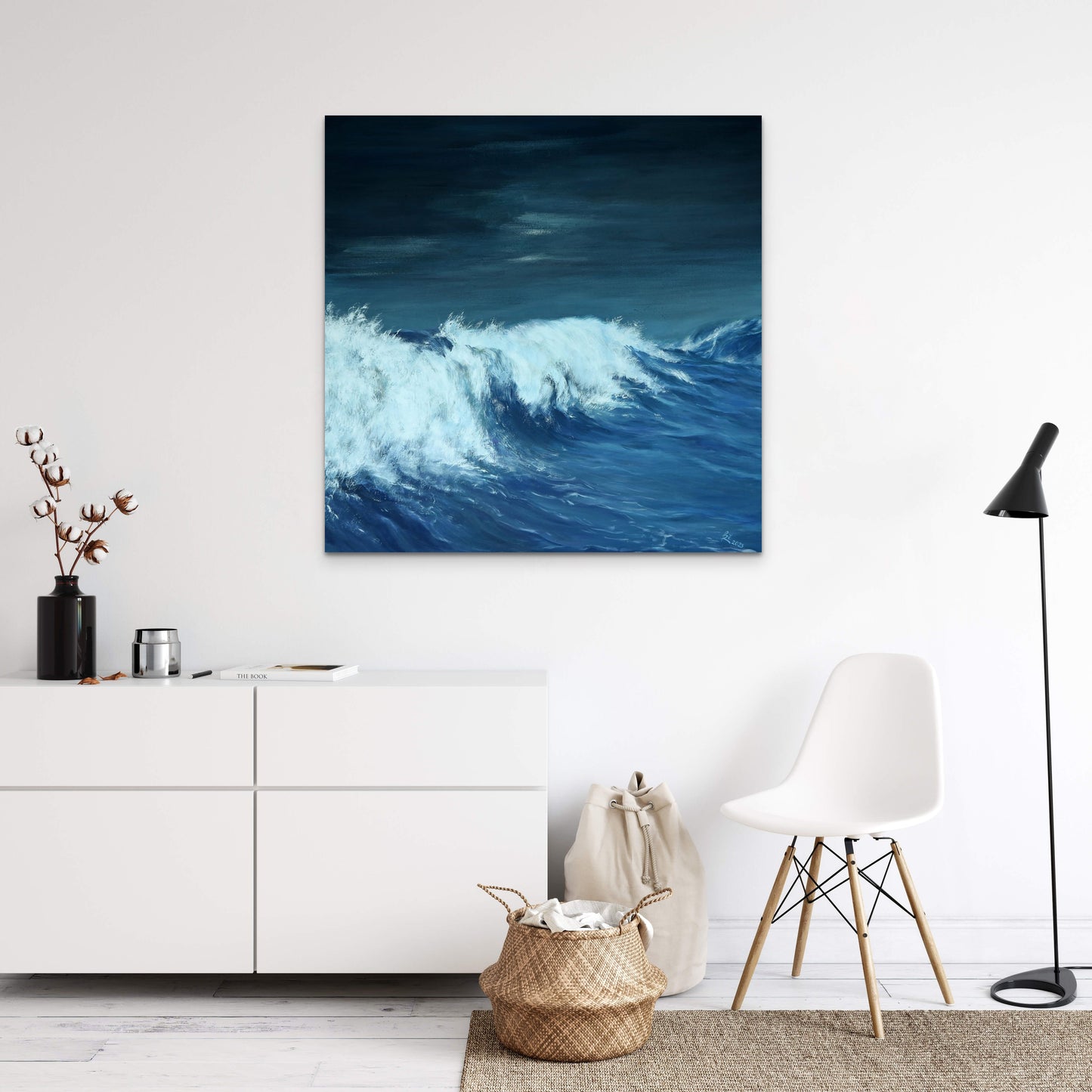 "The frenzy of the waves"