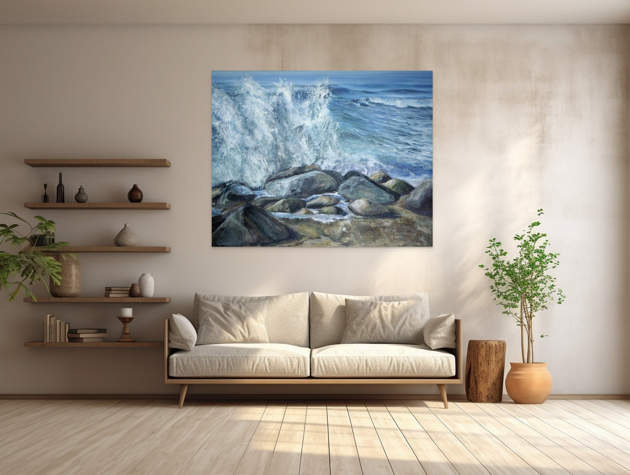 "Foaming with White Horses"
