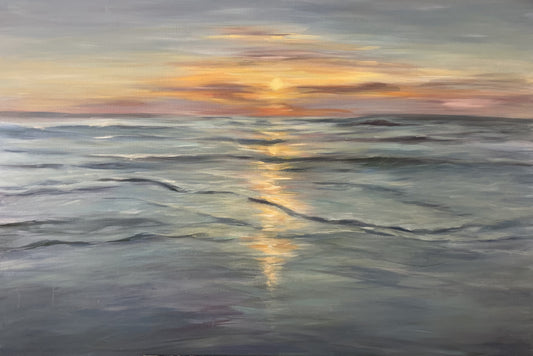 ,,Saulei leidžiantis'' / ,,As the sun sets''