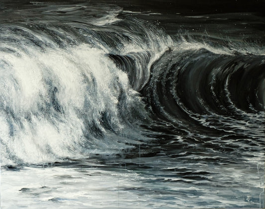 ,,Grėsmingai šėlstanti vandenyno banga 2‘' / ,, Menacingly Surging Ocean Wave 2"