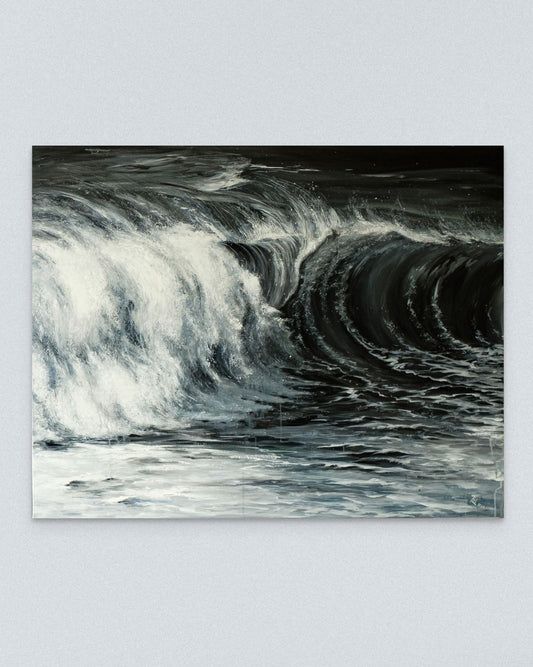 ,,Grėsmingai šėlstanti vandenyno banga 2‘' / ,, Menacingly Surging Ocean Wave 2"