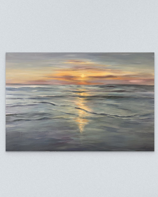 ,,Saulei leidžiantis'' / ,,As the sun sets''
